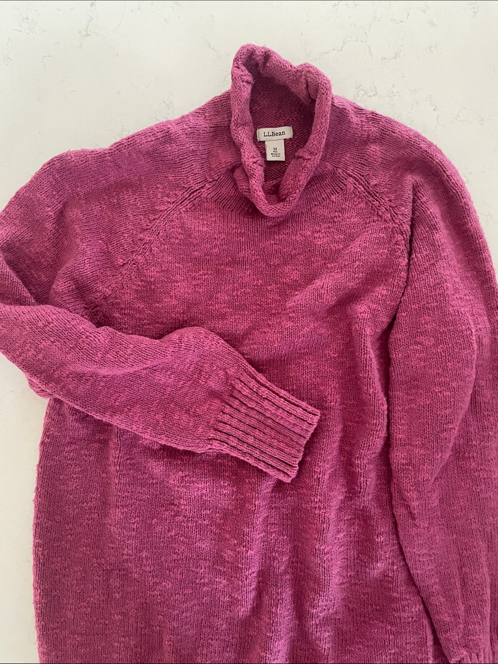 L.L. Bean Women’s Pink Rollneck Sweater